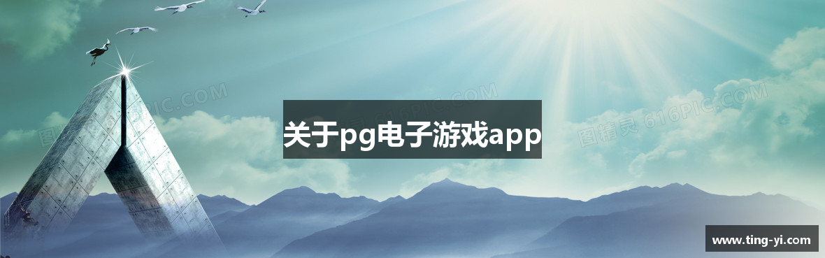 关于pg电子游戏app